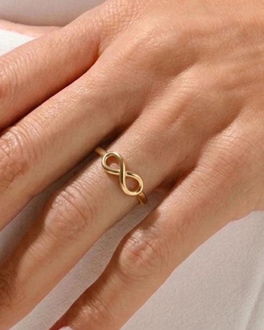 Custom Engraved Infinity Ring