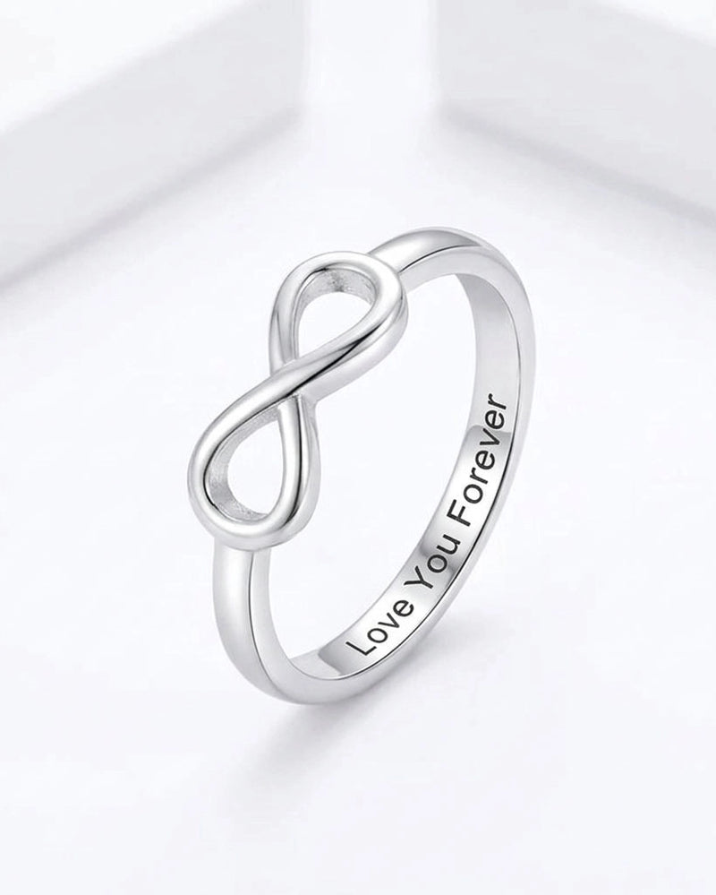 Custom Engraved Infinity Ring - CG2586S,CG2587S,CG2588S,CG2589S,CG2590S,CG2591S