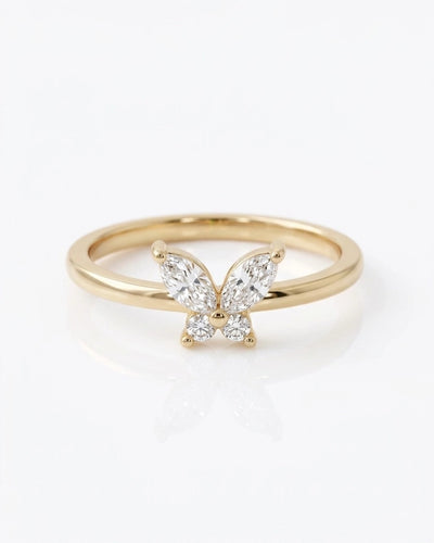 Dainty Butterfly Diamond Ring - CG2942S,CG2943S,CG2944S