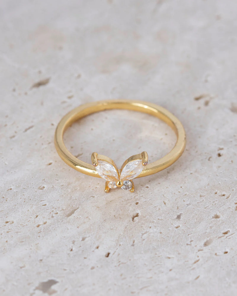 Dainty Butterfly Diamond Ring - CG2942S,CG2943S,CG2944S