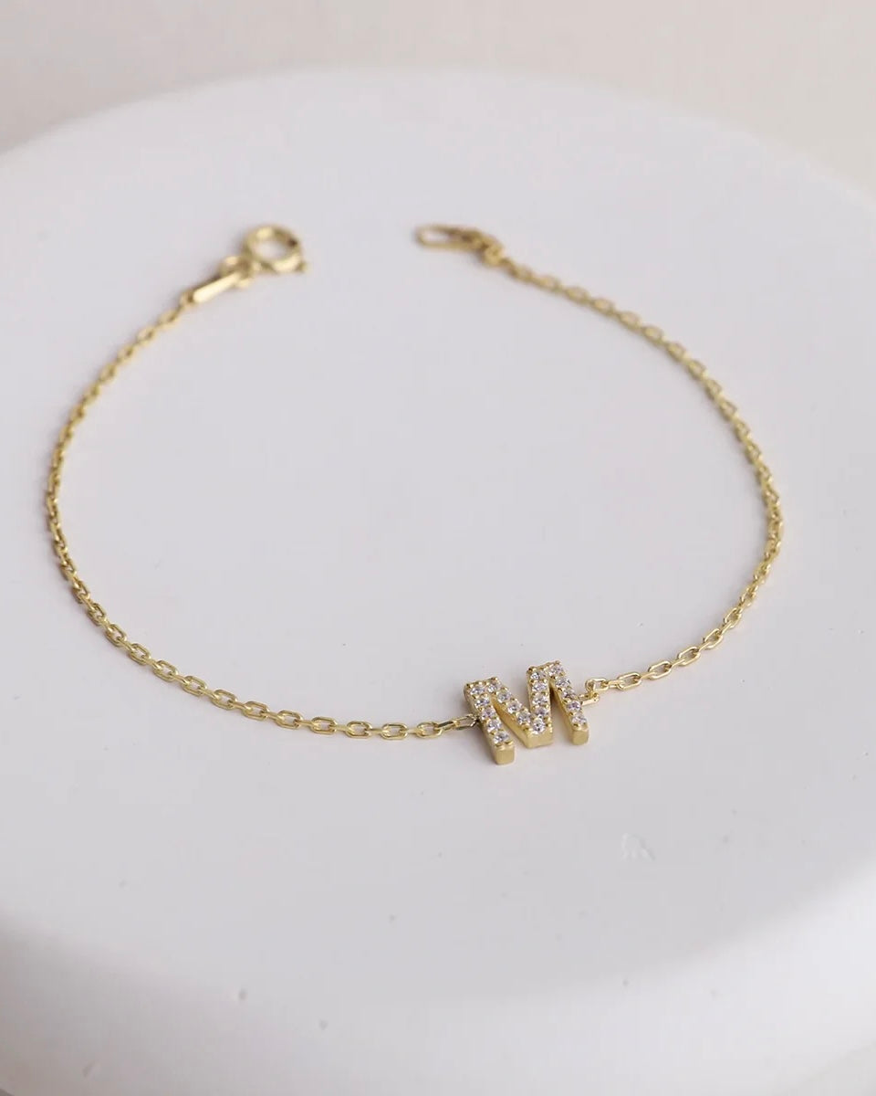 Diamond Initial Bracelet - CG3892S,CG3893S,CG3894S