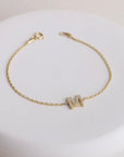 Diamond Initial Bracelet - CG3892S,CG3893S,CG3894S