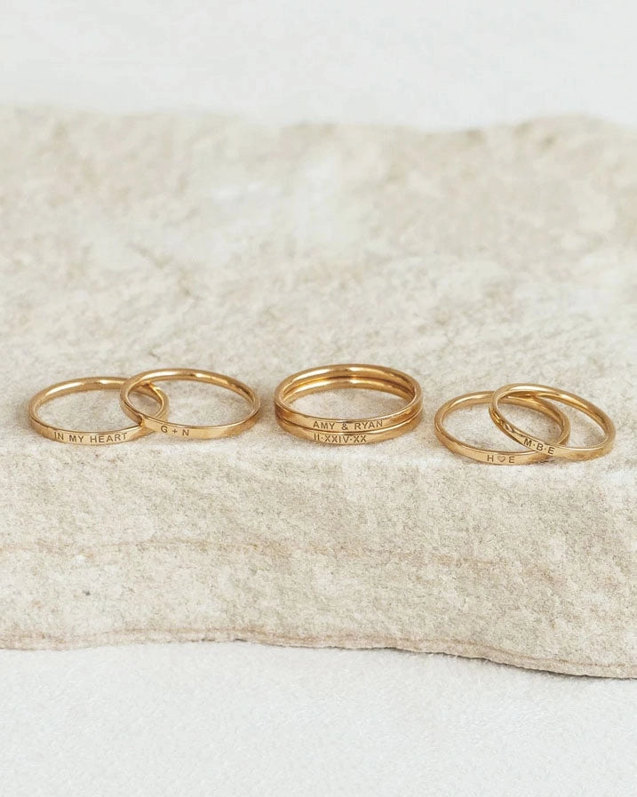 Personalized Name Ring - CG1633S,CG1635S,CG1637S,CG1648S,CG1650S,CG1652S,CG1663S,CG1665S,CG1667S
