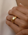 Vintage Gold Dome Ring - CG2270S,CG2271S,CG2272S