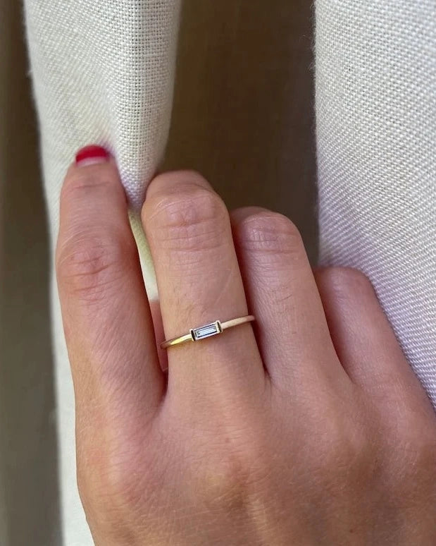 Baguette Gold Diamond Ring - CG2871S,CG2872S,CG2873S