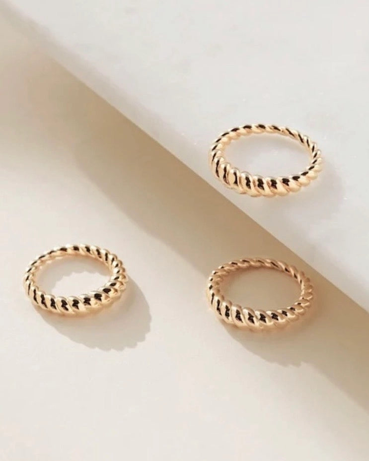 Dainty Chunky Dome Ring - CG2334S,CG2335S,CG2336S,CG2337S,CG2338S,CG2339S