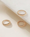 Dainty Chunky Dome Ring - CG2334S,CG2335S,CG2336S,CG2337S,CG2338S,CG2339S