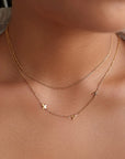 Personalized Sideway Initial Necklace 18K Best Seller