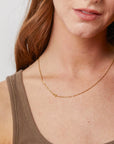 Personalized Sideway Initial Necklace 18K Best Seller
