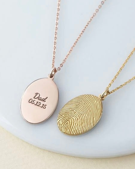 Fingerprint Handwriting Necklace - CG1584S,CG1586S,CG1588S