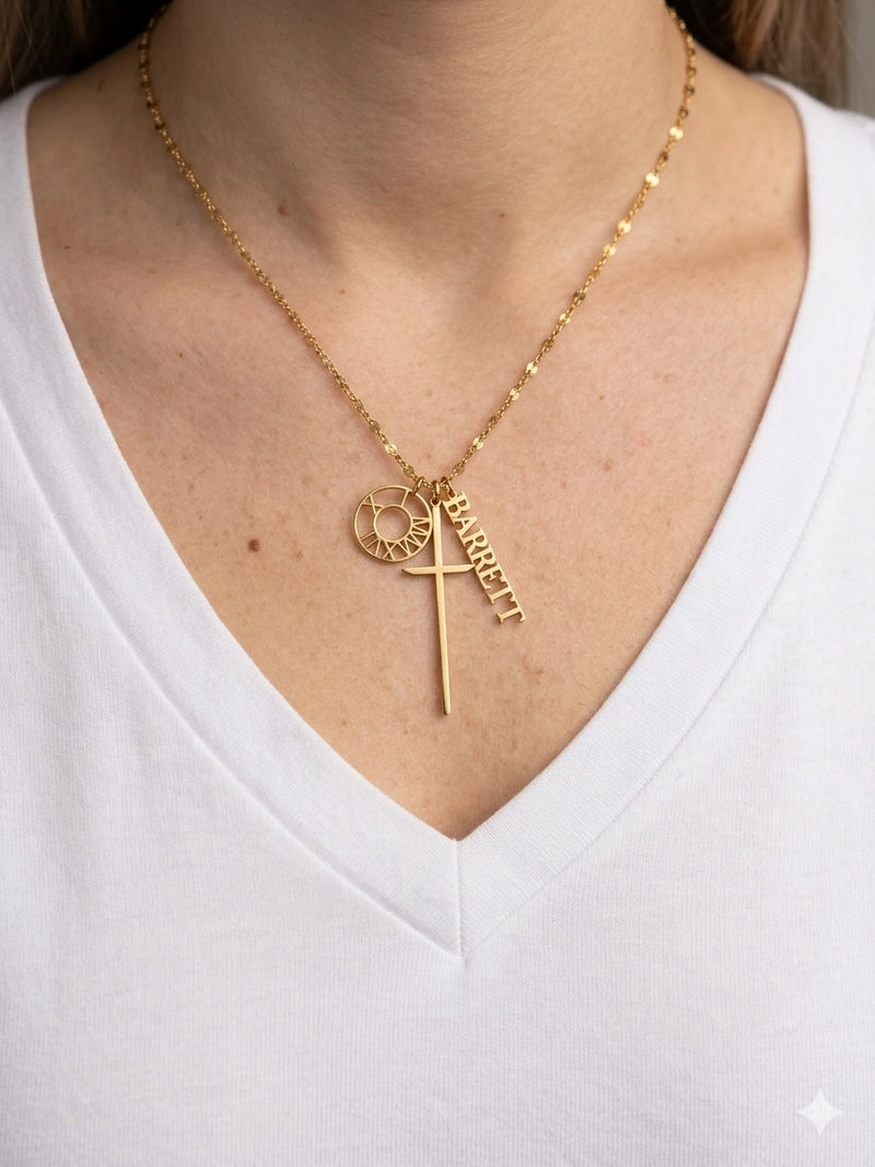 Everlasting Cross Charm