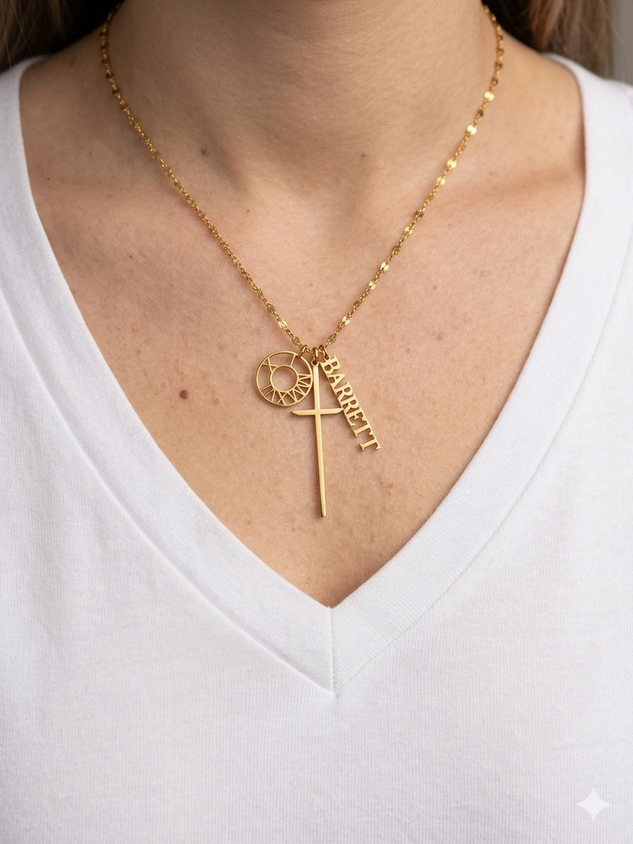 Everlasting Cross Charm