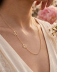 Sideways Garden Bloom Necklace