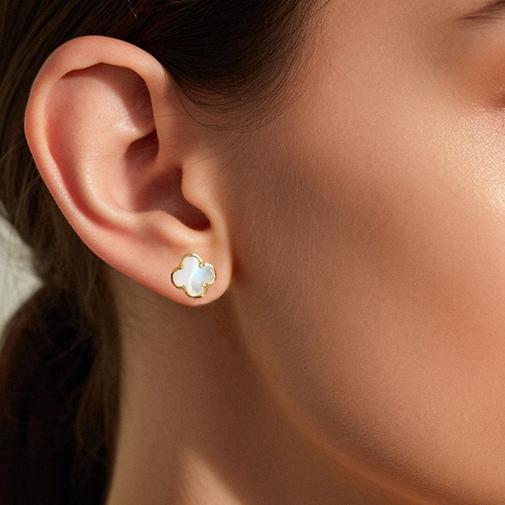 Mother of Pearl Clover Earrings - CG2279S