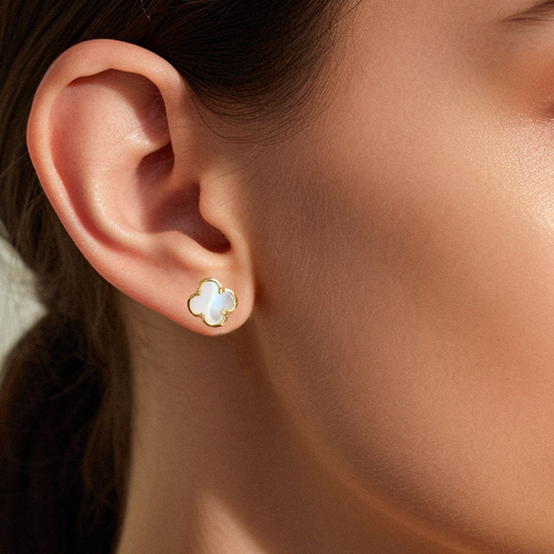 Mother of Pearl Clover Earrings - CG2279S