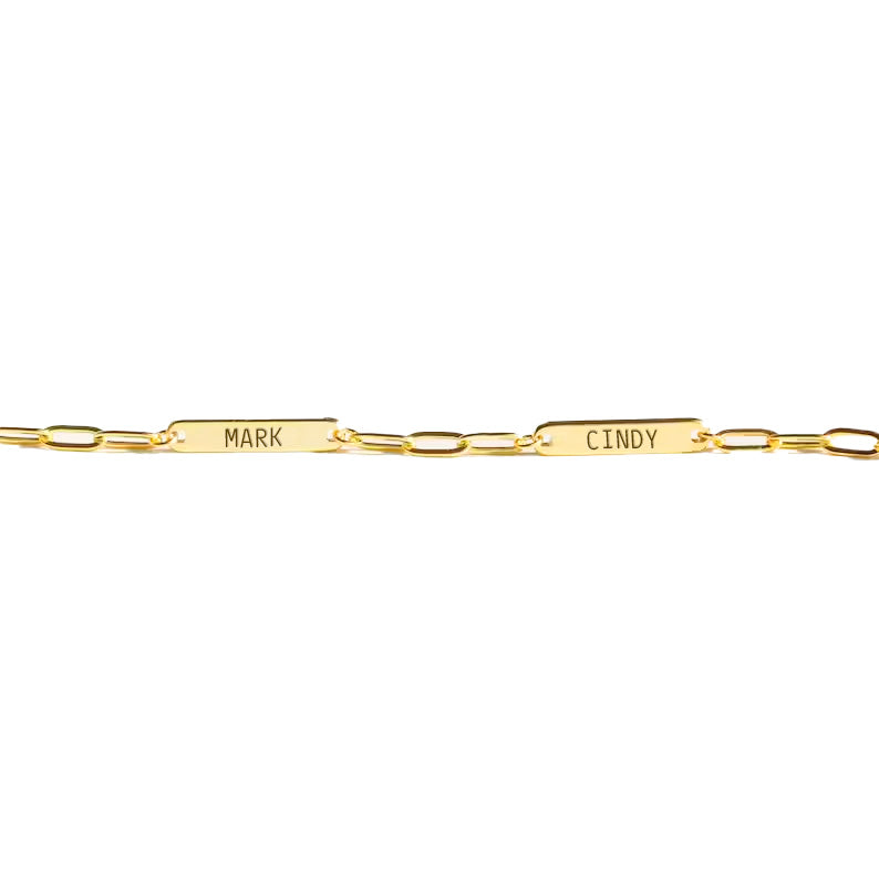 Multiple Name Bar Necklace - CG1275S,CG1276S,CG1277S,CG1278S,CG1283S,CG1284S,CG1285S,CG1286S,CG1291S,CG1292S,CG1293S,CG1294S