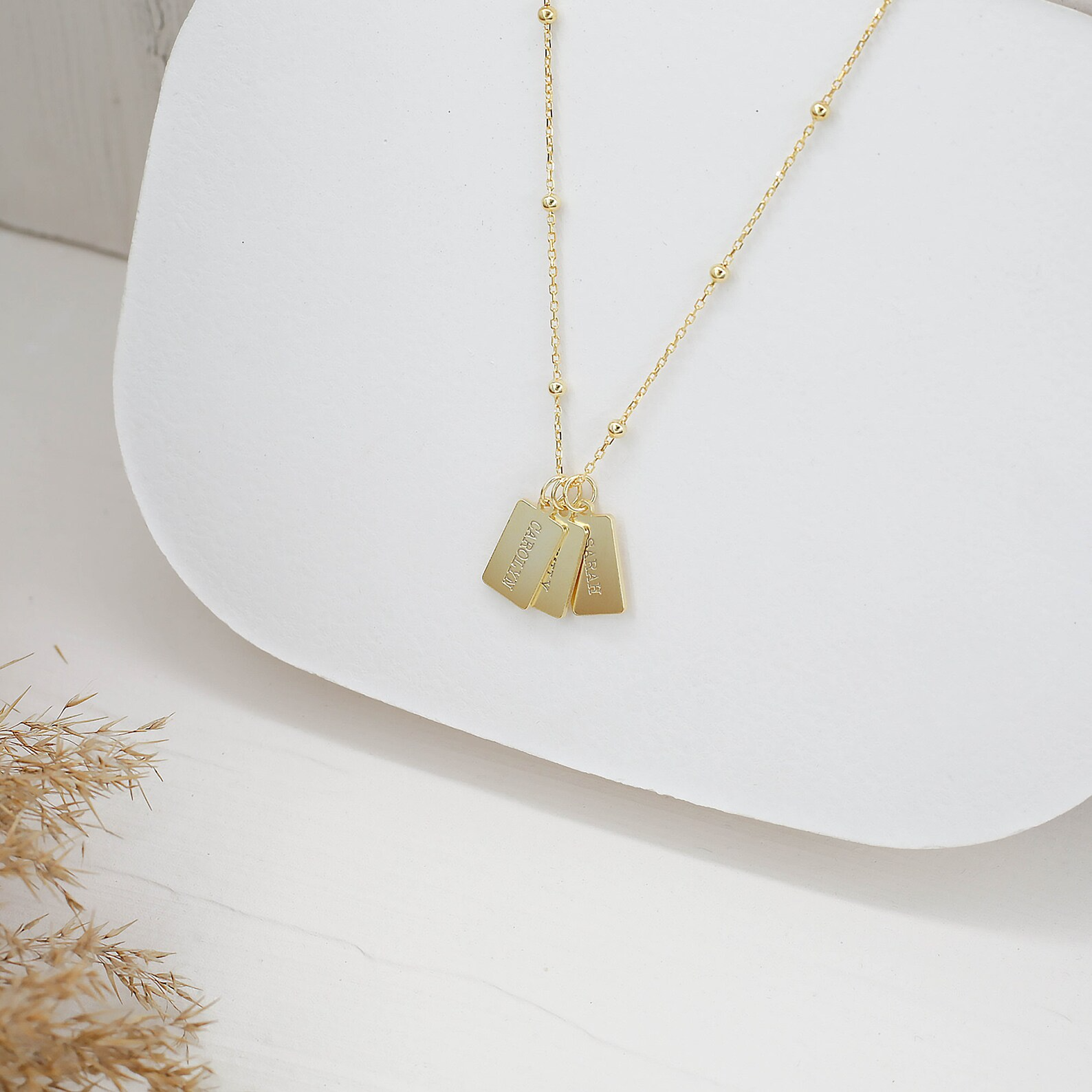 Name Tag Necklace