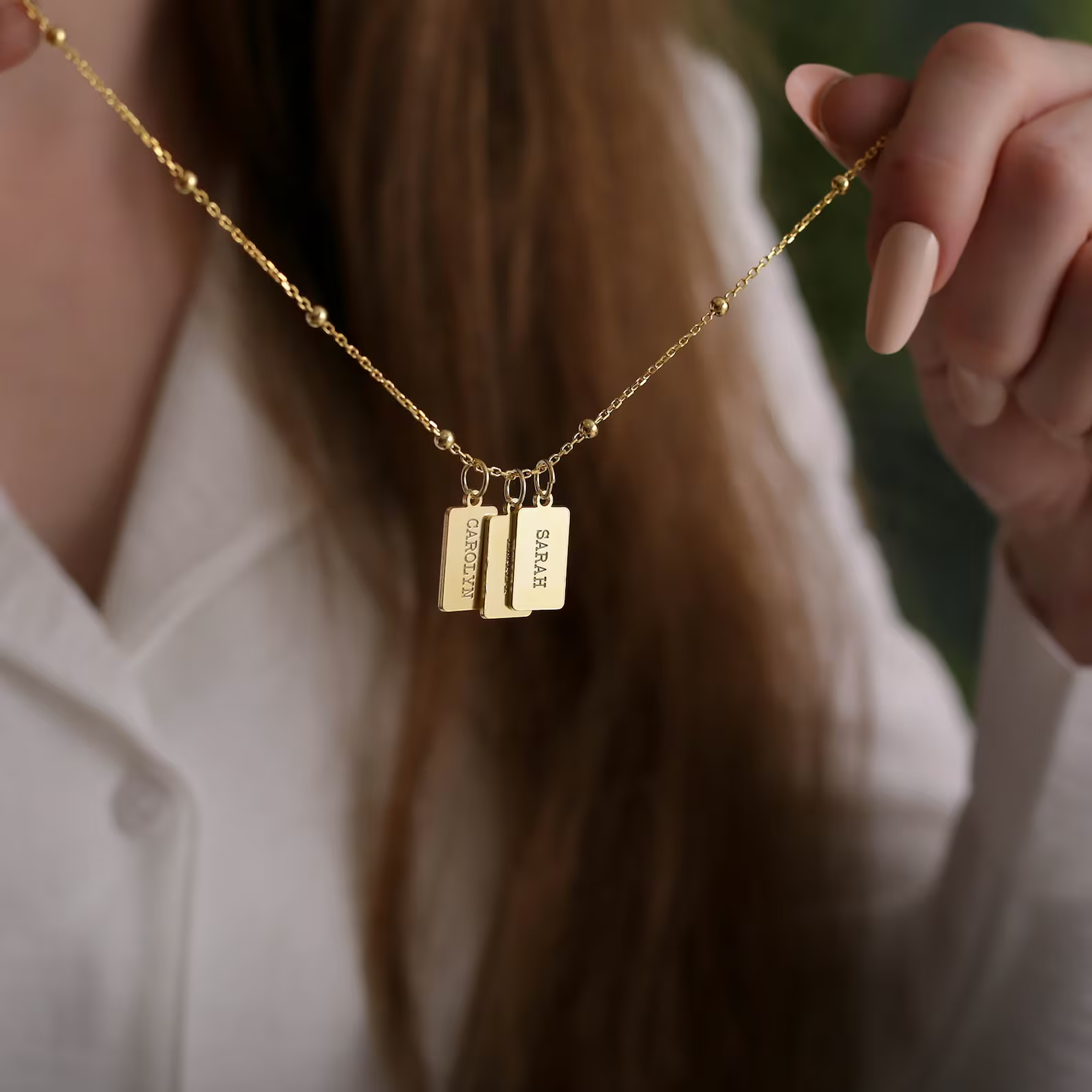 Name Tag Necklace