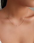 Personalized Sideway Initial Necklace 18K Best Seller