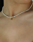 Pearl Initial Necklace