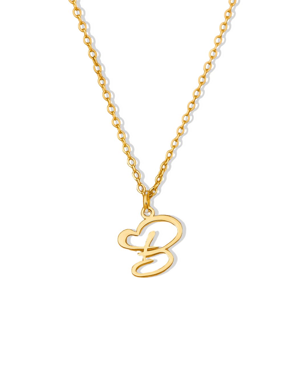 Love Initial Necklace - CG3813S,CG3814S,CG3815S