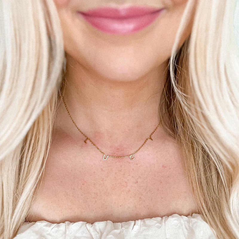 Custom Name Necklace Choker - CG0266S,CG0275S,CG0284S