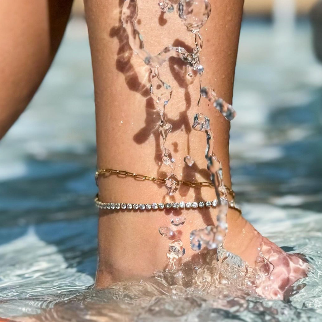 Diamond Tennis Anklet