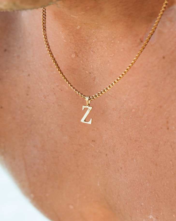 Mens Cuban Initial Necklace - CG2726S,CG2727S,CG2728S