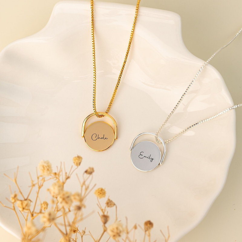 Spinning Name Necklace - CG4037S,CG4038S,CG4039S