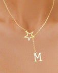 Star with Initial Necklace