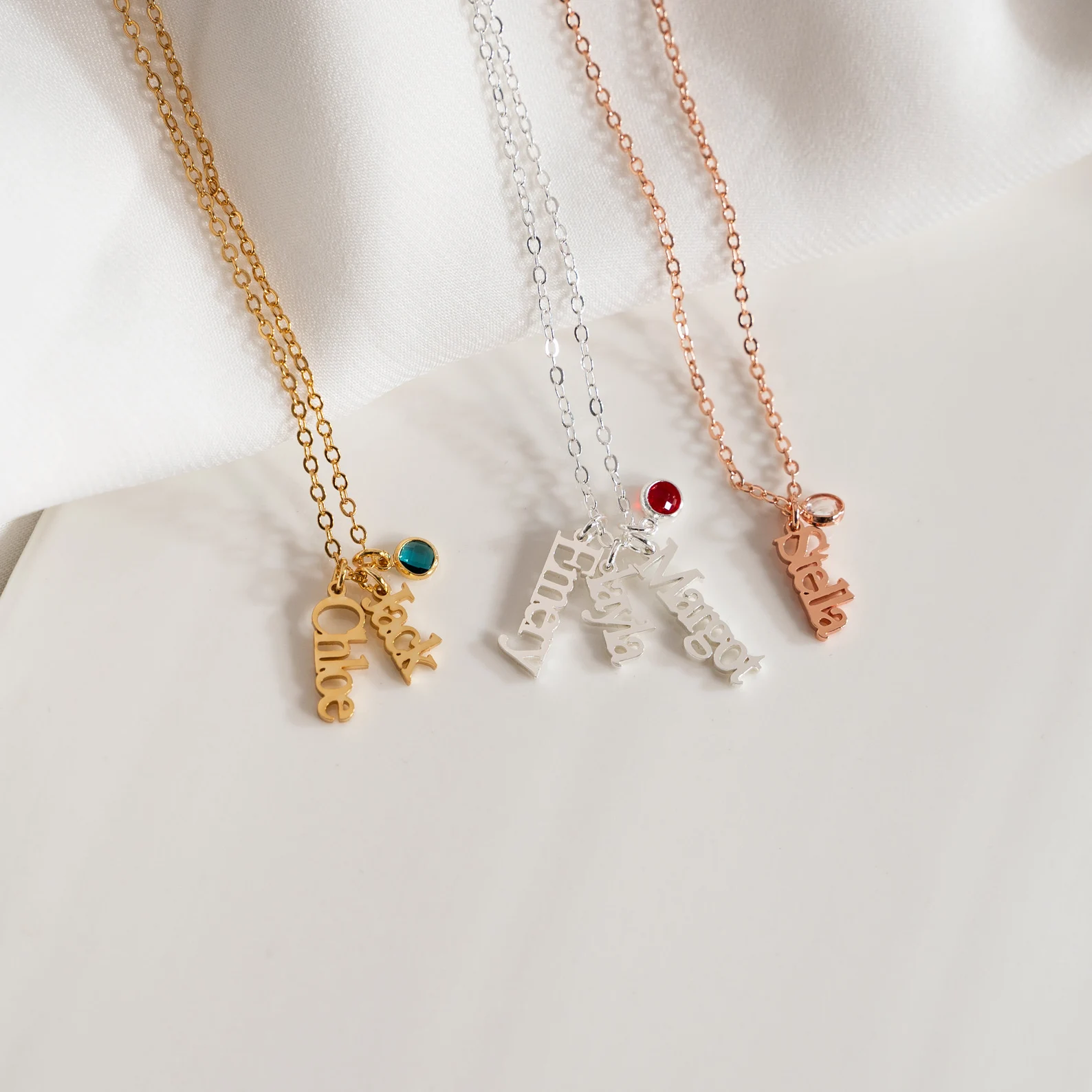 Vertical Name Necklace - CG4073S,CG4074S,CG4075S,CG4076S,CG4077S,CG4078S,CG4079S,CG4080S,CG4081S,CG4082S,CG4083S,CG4084S,CG4085S,CG4086S,CG4087S