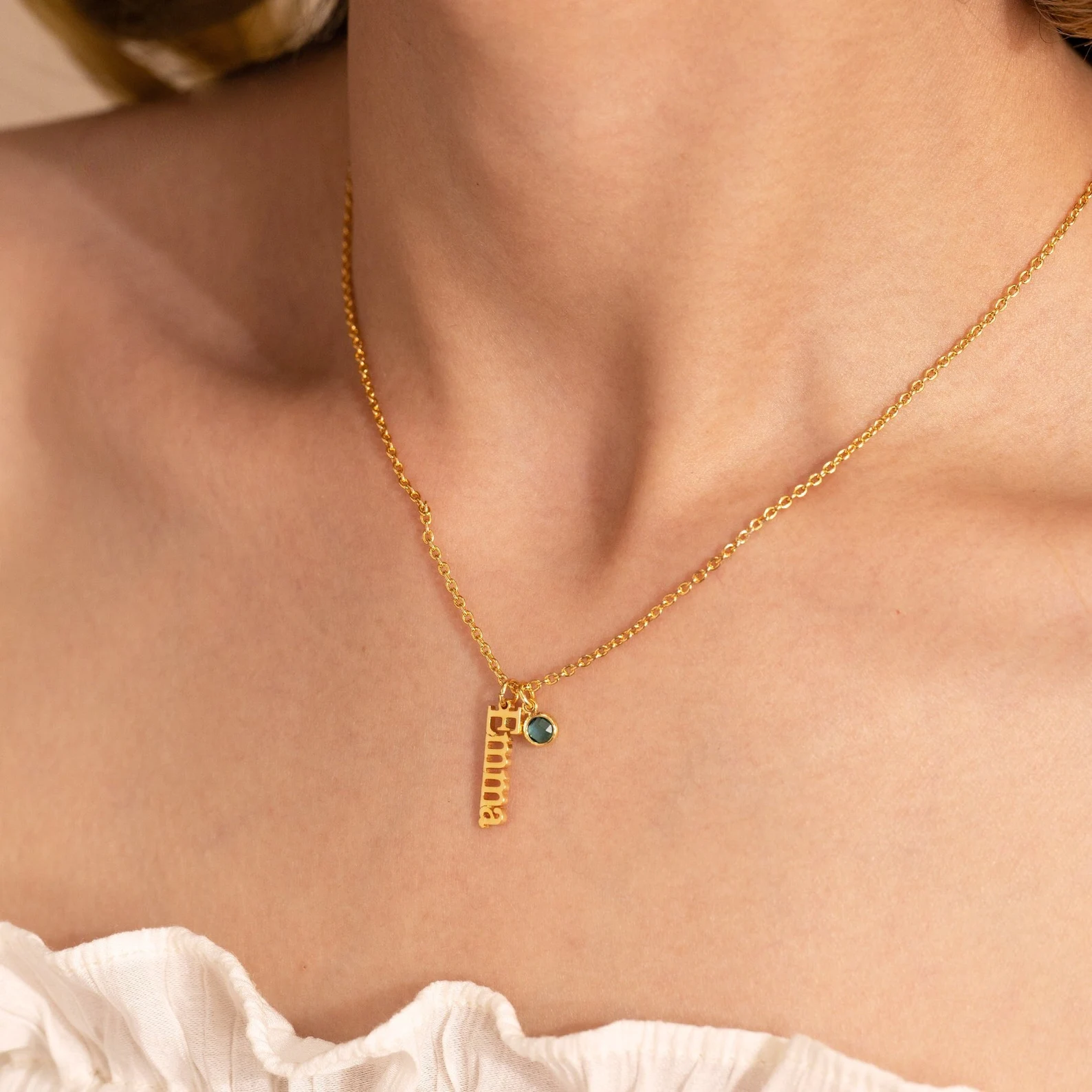 Vertical Name Necklace - CG4073S,CG4074S,CG4075S,CG4076S,CG4077S,CG4078S,CG4079S,CG4080S,CG4081S,CG4082S,CG4083S,CG4084S,CG4085S,CG4086S,CG4087S