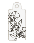 April — Sweetpea birth flower tag