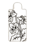 February — Violet birth flower tag