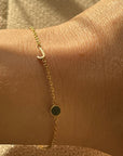 Birthstone Letter Bracelet