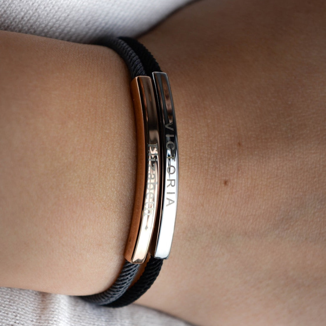 Custom Engraved Bar Bracelet