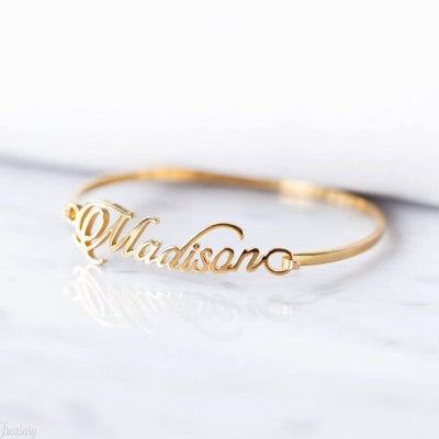 Custom Name Bangle Bracelet - CG2928S,CG2929S,CG2930S