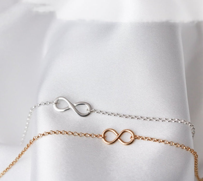 Dainty Infinity Charm Bracelet - CG2619S,CG2620S