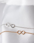 Dainty Infinity Charm Bracelet