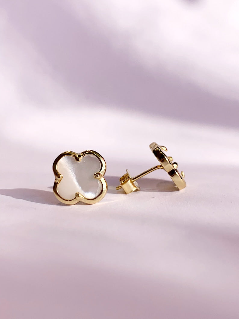 Mother of Pearl Clover Earrings - CG2279S