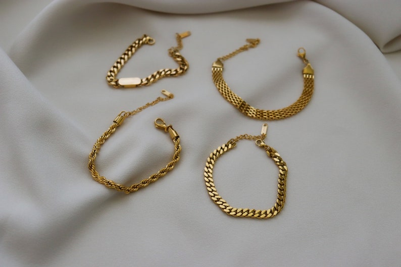 Gold Minimalist Bracelets - CG2260S,CG2261S,CG2262S,CG2263S
