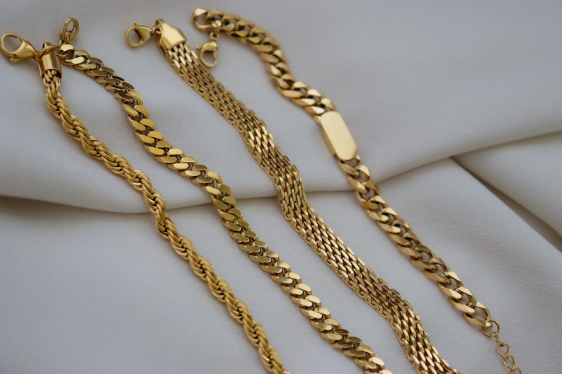 Gold Minimalist Bracelets - CG2260S,CG2261S,CG2262S,CG2263S