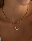 Horseshoe Necklace w/ Name