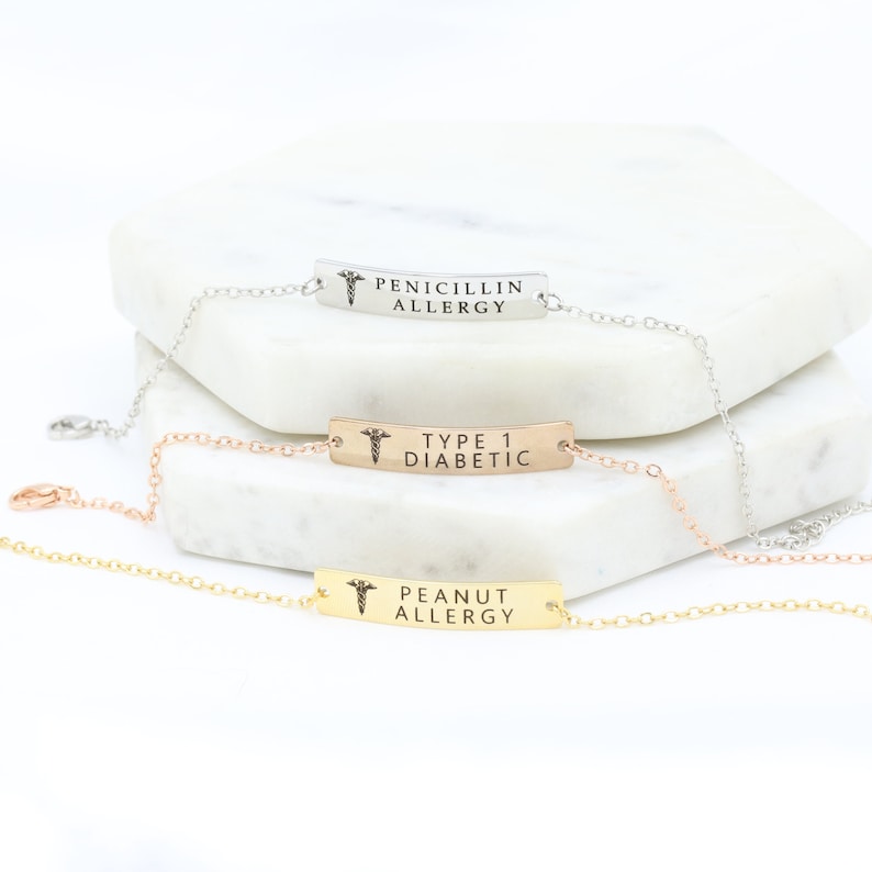 Personalized Medical Alert Bracelet - CG2646S,CG2647S,CG2648S