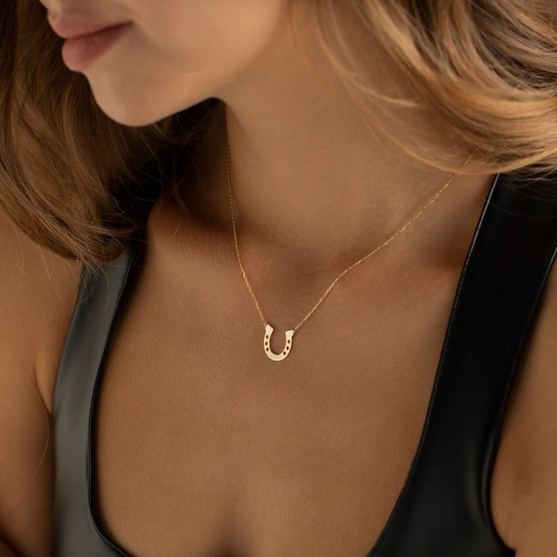 Horseshoe Necklace w/ Name - CG2731S,CG2732S,CG2733S