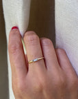 Baguette Gold Diamond Ring