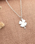 Tiny Four Leaf Clover Necklace