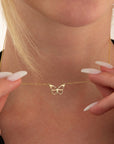 Dainty Butterfly Necklace