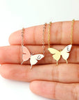 Initial Butterfly Necklace