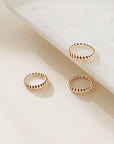 Dainty Chunky Dome Ring